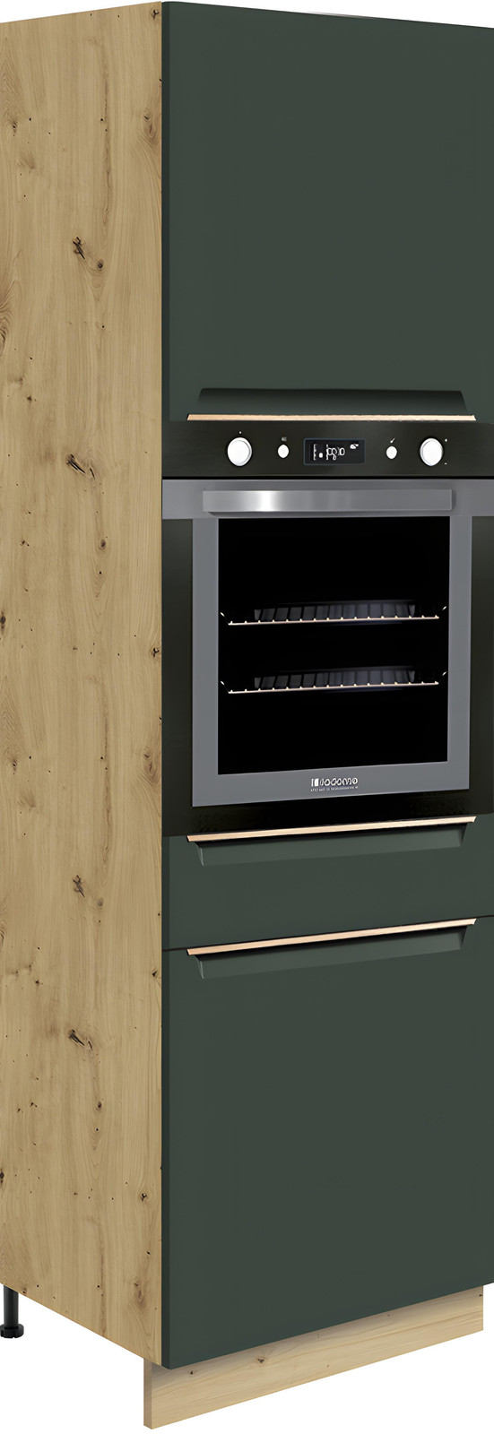 Ovenonderkast GLAMOUR GREEN 20D - Donkergroen mat - 60 cm
