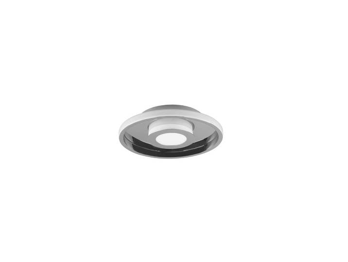 Trio Leuchten Led-Badezimmer-Deckenleuchte, Chromfarben, Metall, Kunststoff, F, 30x6.8x30 cm, 3-fach schaltbar, Lampen & Leuchten, LED Beleuchtung, LED-Deckenleuchten