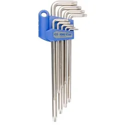 King, Sechskantschlüssel, TORX-SATZ MIT EXTRA LANGES LOCH T10 - T50