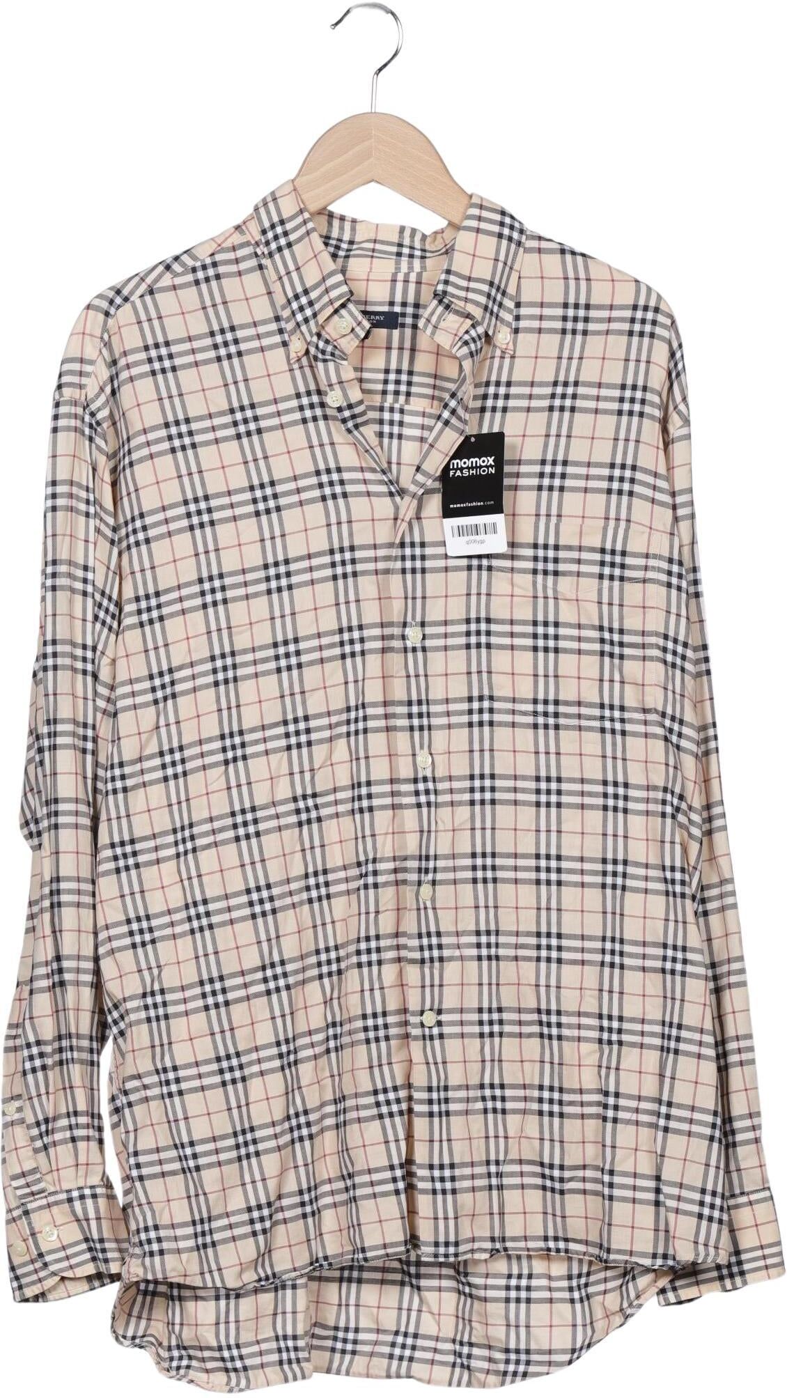 Burberry Herren Hemd, Beige, Gr. 43, kein / Etikett - Second Hand