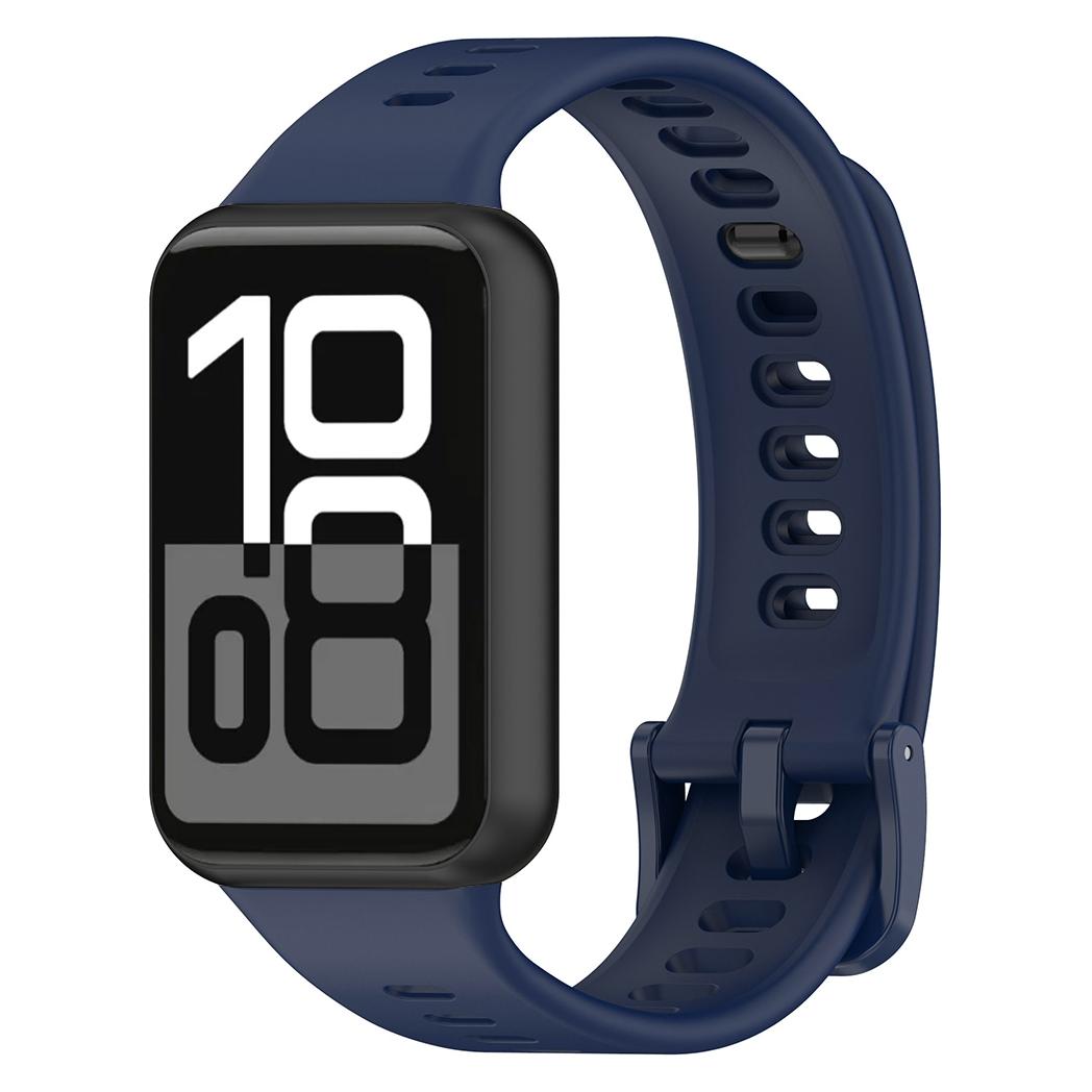 Techsuit - Watchband (W081) - Honor Band 11 / Band 11 Pro - Navy Blue (Silicone) (76154055)