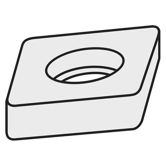 Pramet Wendeplatten-Unterlegscheibe ISO CNU 150312:GJ11 Brutto-G.8,08g Farbe Silber - VPE: 10 (CNU 150312:GJ11)