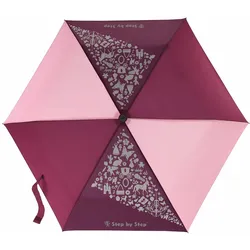 Step by Step Taschenschirm Magic Rain Effect berry