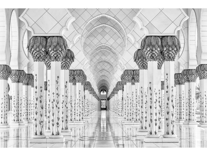 Fototapete PAPERMOON Photo-Art STEFAN SCHILBE, ART DER SYMMETRIE , bunt, B:2m L:1,49m, Vlies, Tapeten, Fototapete