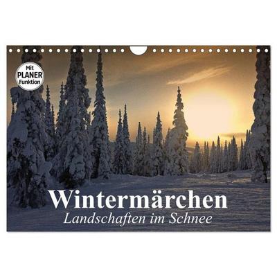 Wintermärchen. Landschaften im Schnee (Wandkalender 2027 DIN A4 quer), CALVENDO Monatskalender