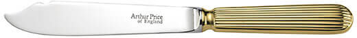 Arthur Price of England Titanic Gold Plated Fish Blade