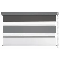 Rollo DUO anthrazit 80x160cm (BH 80x160 cm) - grau - BH 80x160 cm