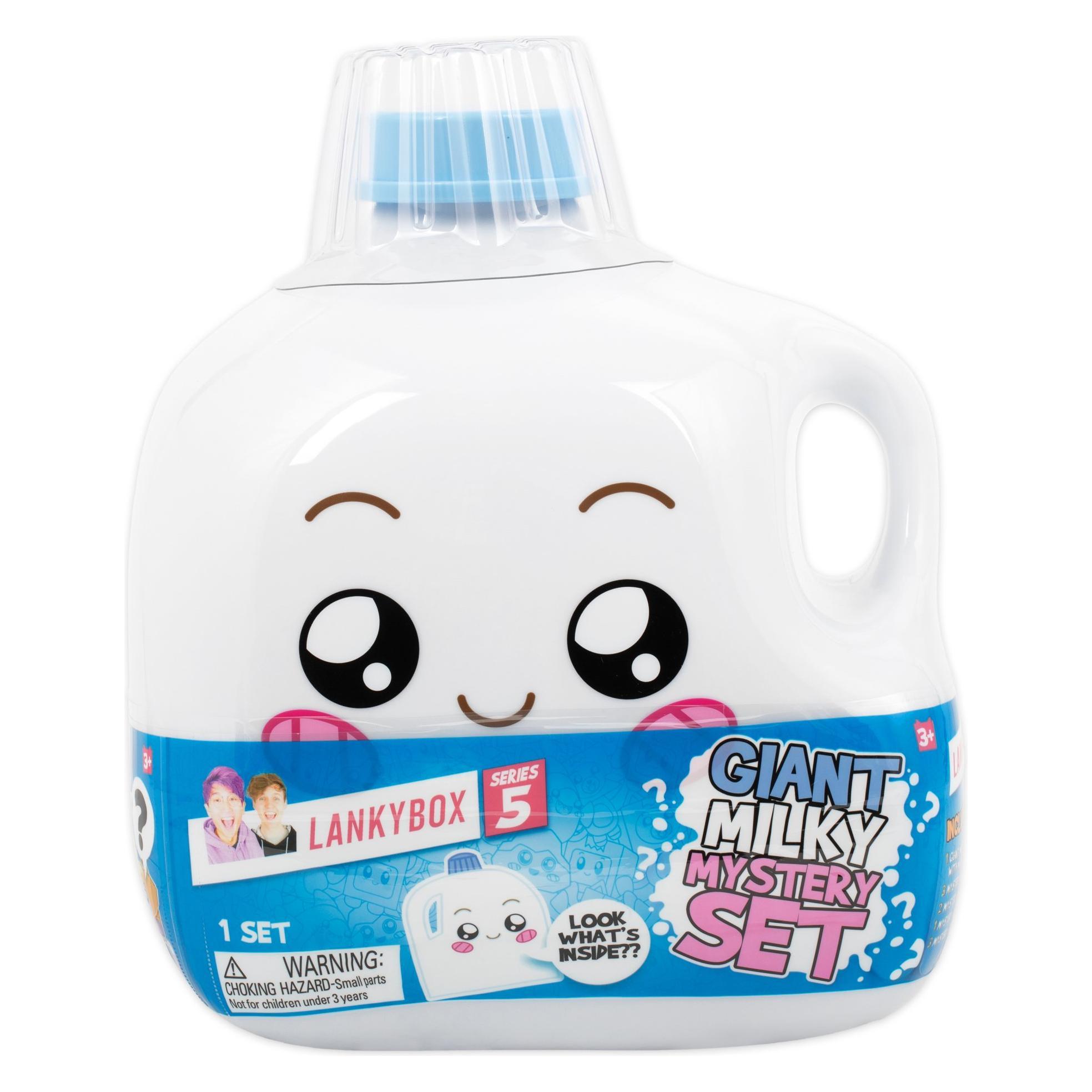 Lankybox 2812 Giant Singing Mystery Milky Set with 9 Exciting Toys to Discover Inside, Officially Li (0810054665533)