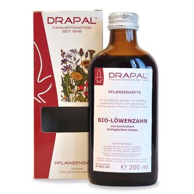 Löwenzahnblätter Bio Pflanzensaft Drapal 200 ml Saft