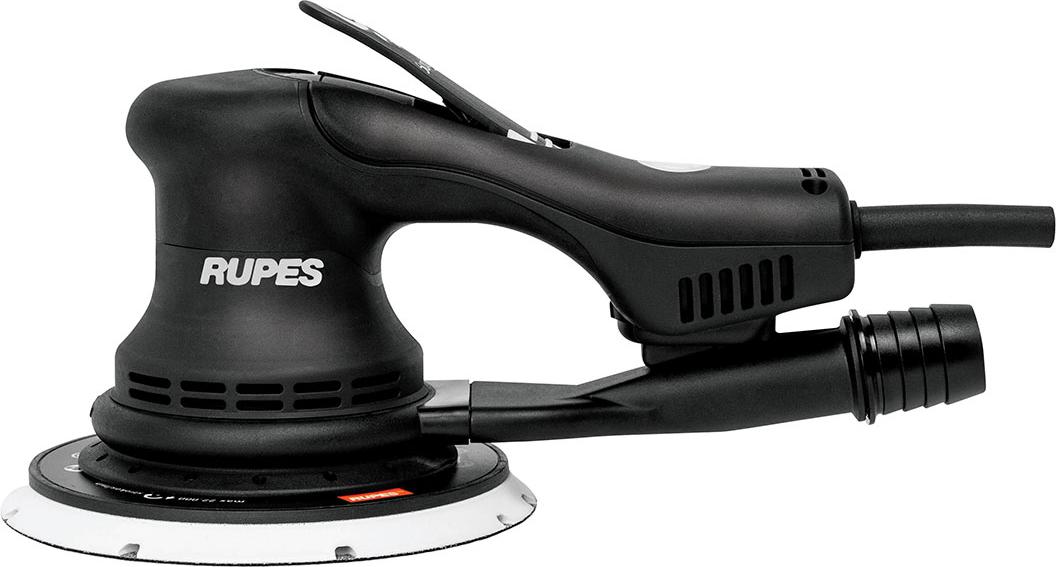 Skorpio E bürstenlose Exzenterschleifmaschine mit 6-mm-Orbit, 150-mm-Durchmesser und 200 Schleifscheiben - RUPES - RX256A/KIT B