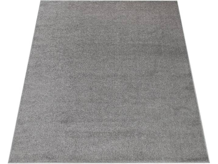 Teppich PACO HOME Porto 890 , grau (anthrazit), B:80cm H:13mm L:250cm, Polypropylen, Teppiche, Teppich, Tapis coureur, poil ras, couleurs unies, idéal dans le hall et la chambre