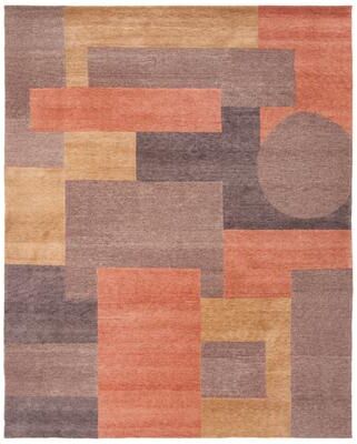 SAFAVIEH Couture Hand-knotted Tibetan Niamh Modern Wool Rug