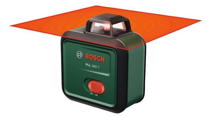 Bosch PLL 360-1 Line Laser met beschermhoes en batterijen