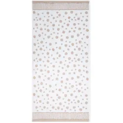 Ross Walk-Frottier Handtücher Tupfen allover Handtuch 50x100 cm | natur - beige