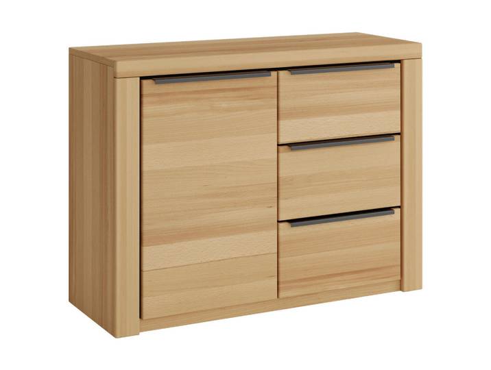 Livetastic Kommode, Buchefarben, Kunststoff, Buche,Buche,Buche,Buche,Buche, massiv,vollmassiv,massiv,massiv, 1 Fächer, 3 Schublade(n) Schubladen, 108x80x40 cm, Kleinmöbel, Kommoden, Kommoden