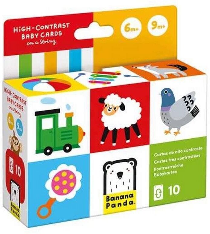Lernspielzeug "Banana Panda Baby Karten High Contrast Pappe", Kinder, mehrfarbig, Lernspielzeug Lernspielzeug mehrfarbig Einheitsgröße