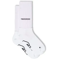 Fingerscrossed AERO 2.0 Aero-Radsocken - logo horizontal white - EU 39-42