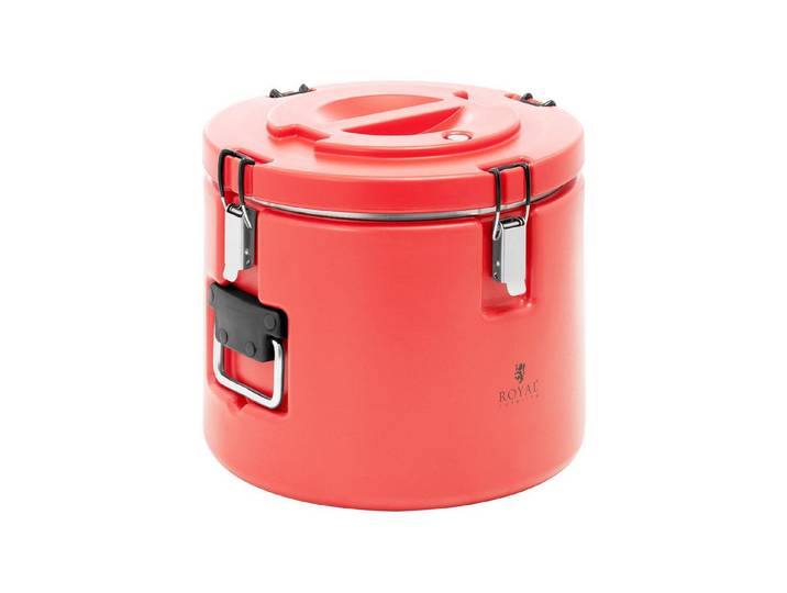 Royal Catering Thermobehälter 15 L Thermobox Thermoport Warmhaltebehälter Speisen Getränke Gastro, Edelstahl, Kunststoff, verschiedene Größen