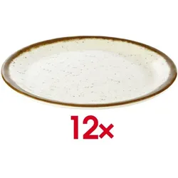 APS Teller »STONE ART« 25 cm grau