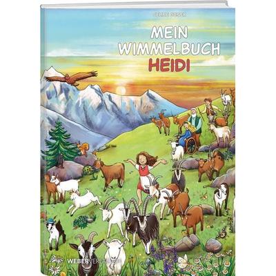 Mein Wimmelbuch Heidi, Gebundene Ausgabe von Celine Geser, Weber Verlag AG, 978-3-03818-421-8