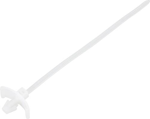TRU COMPONENTS TC-13030668 TC-WM-100-2.5-N Kabelbinder 100mm 2.5mm Natur mit Flügelverschluss, chemische Beständigkeit 100St.