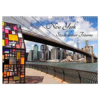 New York - Stadt deiner Träume (Wandkalender 2026 DIN A3 quer), CALVENDO Monatskalender