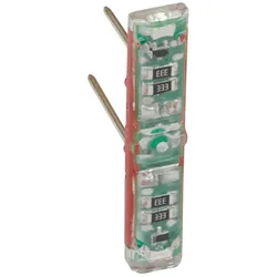 Legrand 067688L EASYLED 230V 1,7mA LED-Aggregat weiß für Kontrollfkt. Mosaic