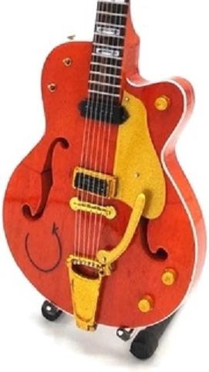 Miniatuur replica Gretsch G6120 Hollowbody gitaar - Eddie Cochran