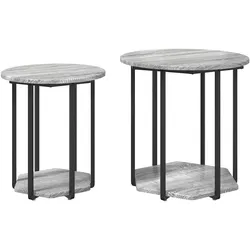 vidaXL, Couchtisch + Beistelltisch, Iside (50 x 50 x 50.50 cm)