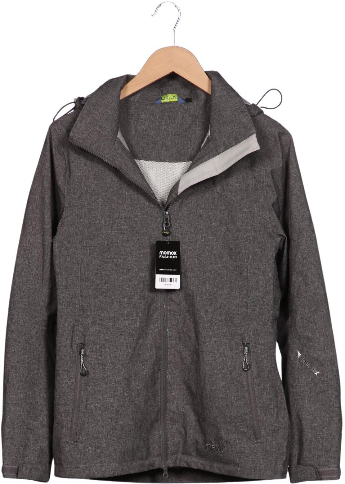meru Damen Jacke, Grau, Gr. EU 32 (IT 38), Synthetik - Second Hand
