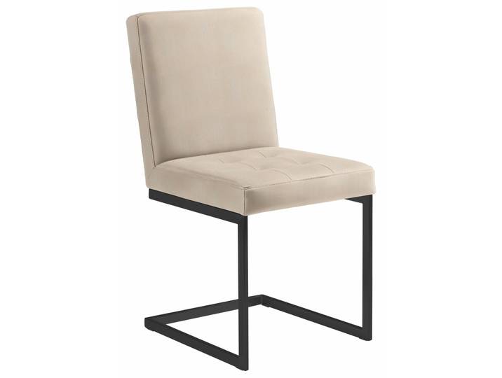 Moderano Freischwinger-Stuhl LUPO II, karamel, Stoff