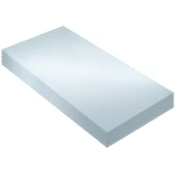 tectake Doppelstegplatten aus Polycarbonat, zuschneidbar 121 x 60,5 x 0,6 cm Transparent