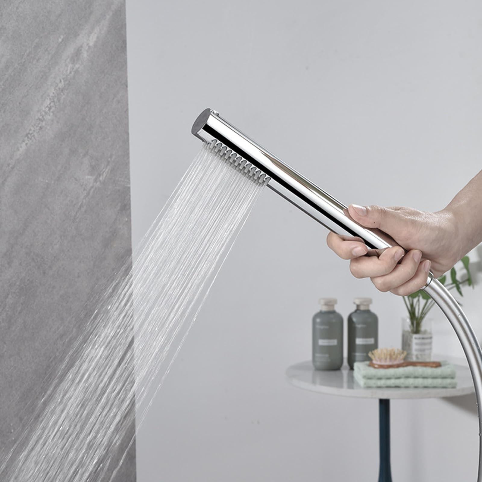 Ronde waterbesparende douchekop