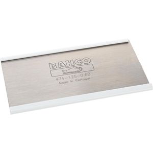 Bahco Ziehklinge 474-125-0.60, 125 x 60 x 0,6mm, für Holz, rechteckig, zur Flächenbearbeitung