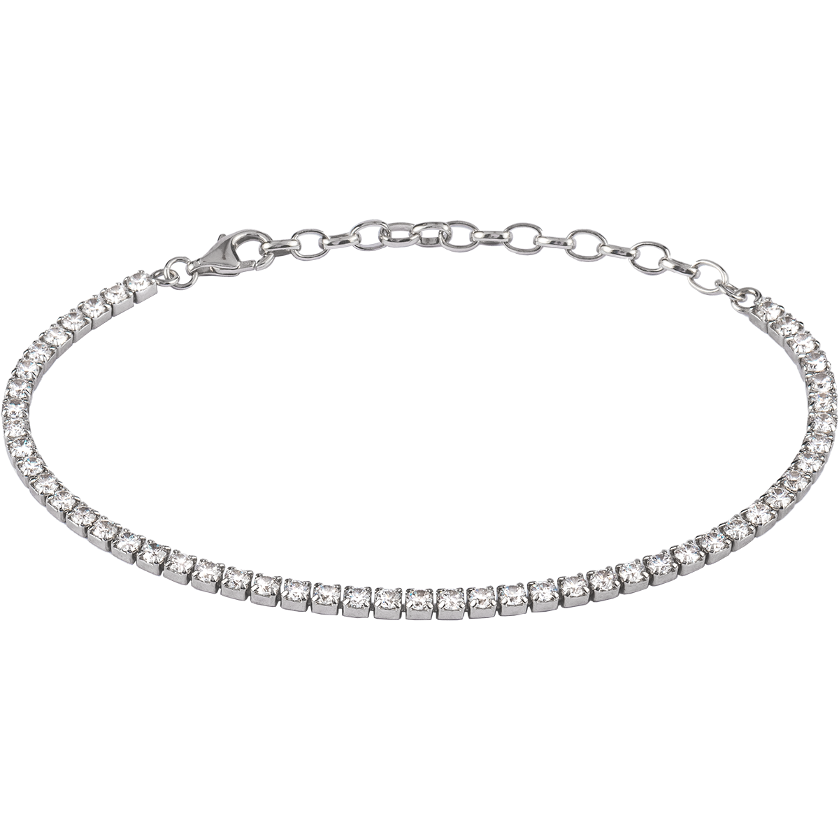 Jacques Lemans Tennis Armband Sterlingsilber mit Zirkonia