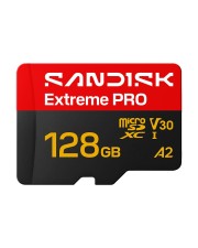SanDisk Extreme Pro microSDXC 128 GB Micro SD 250 MB/s (SDSQXCJ-128G-GS6MA)