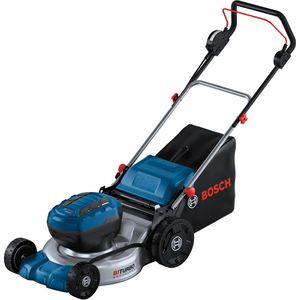 Bosch Rasenmäher GRA 18V2-46 Professional, Akku, 2x18V, Schnittbreite 46cm, Fangkorb 60 Liter