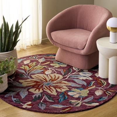 SAFAVIEH Handmade Jardin Vanya Floral Wool Rug