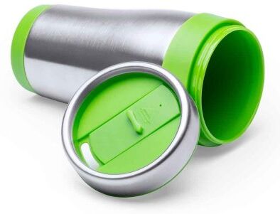 Bicchiere Acciaio Inox 450ml Felpa Power, Colorato e Lucido Personalizzate o neutre