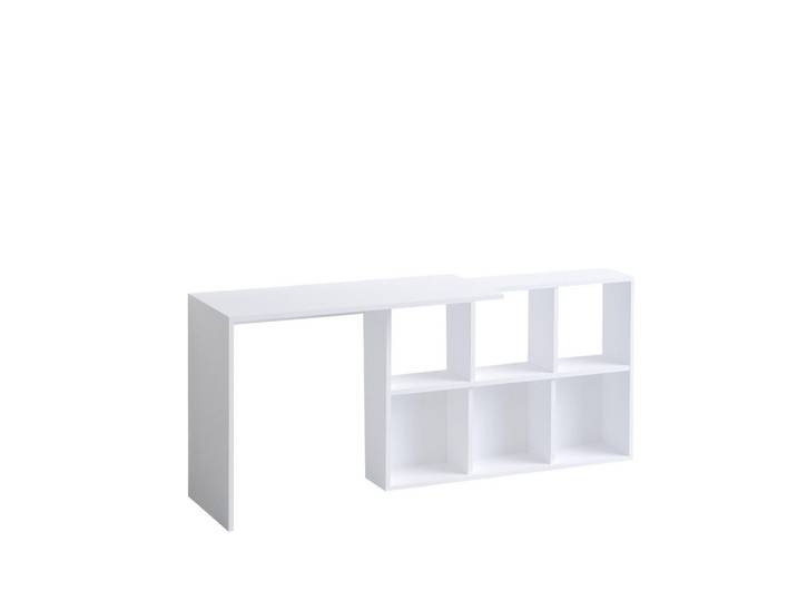 Habitat Garten Schreibtisch jack weiss, Weiß, 45x74x145 cm, Büromöbel, Schreibtische, Schreibtische