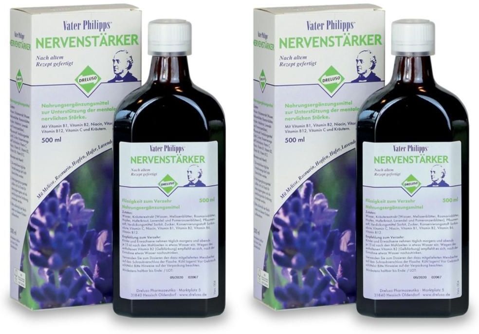DRELUSO Vater Philipps Nervenstärker Liquidum 2x 2x500 ml