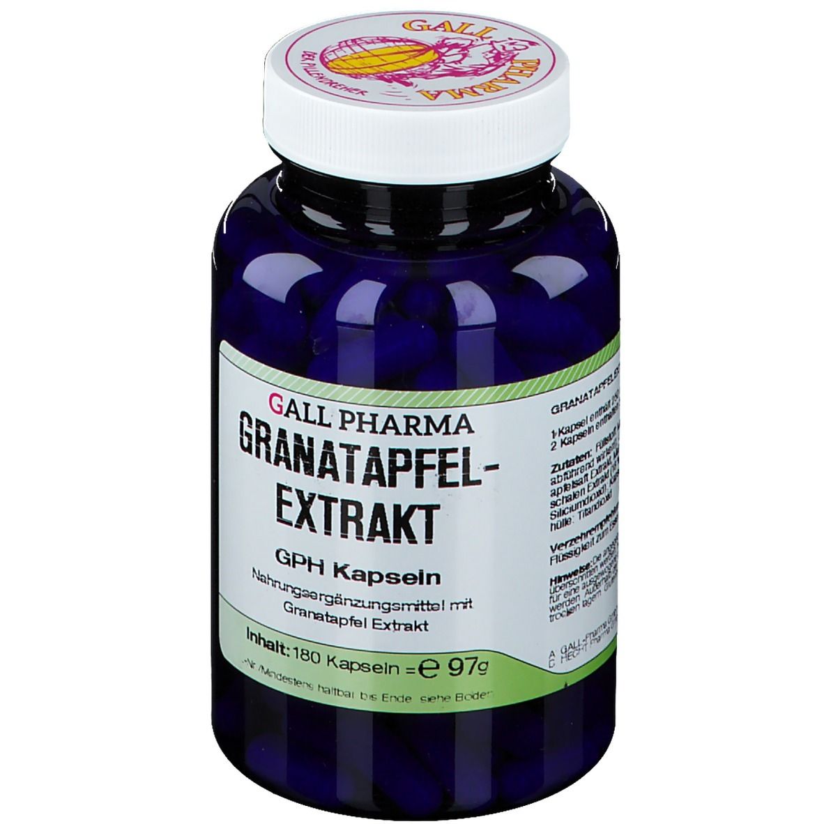 Granatapfel Extrakt GPH Kapseln 180 St