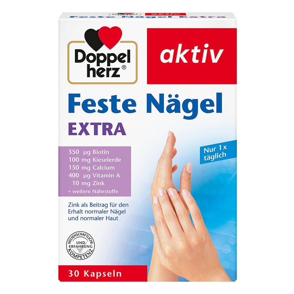 Queisser Pharma GmbH & Co. KG Doppelherz Feste Nägel Extra Kapseln 11082225