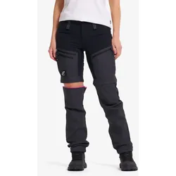 RVRC GP Pro Zip-off Pants Damen Jetblack, Größe:XS - Zip-off-hosen - Schwarz