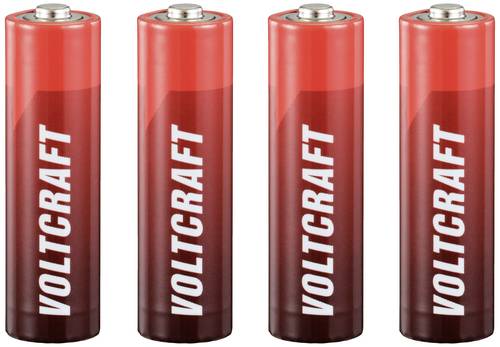 VOLTCRAFT Industrial LR6 Mignon (AA)-Batterie Alkali-Mangan 3000 mAh 1.5V 4St.