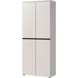 AKTENSCHRANK STUTTGART, 197 cm hoch, 5 Ordnerhöhen, Soft-Close Greige