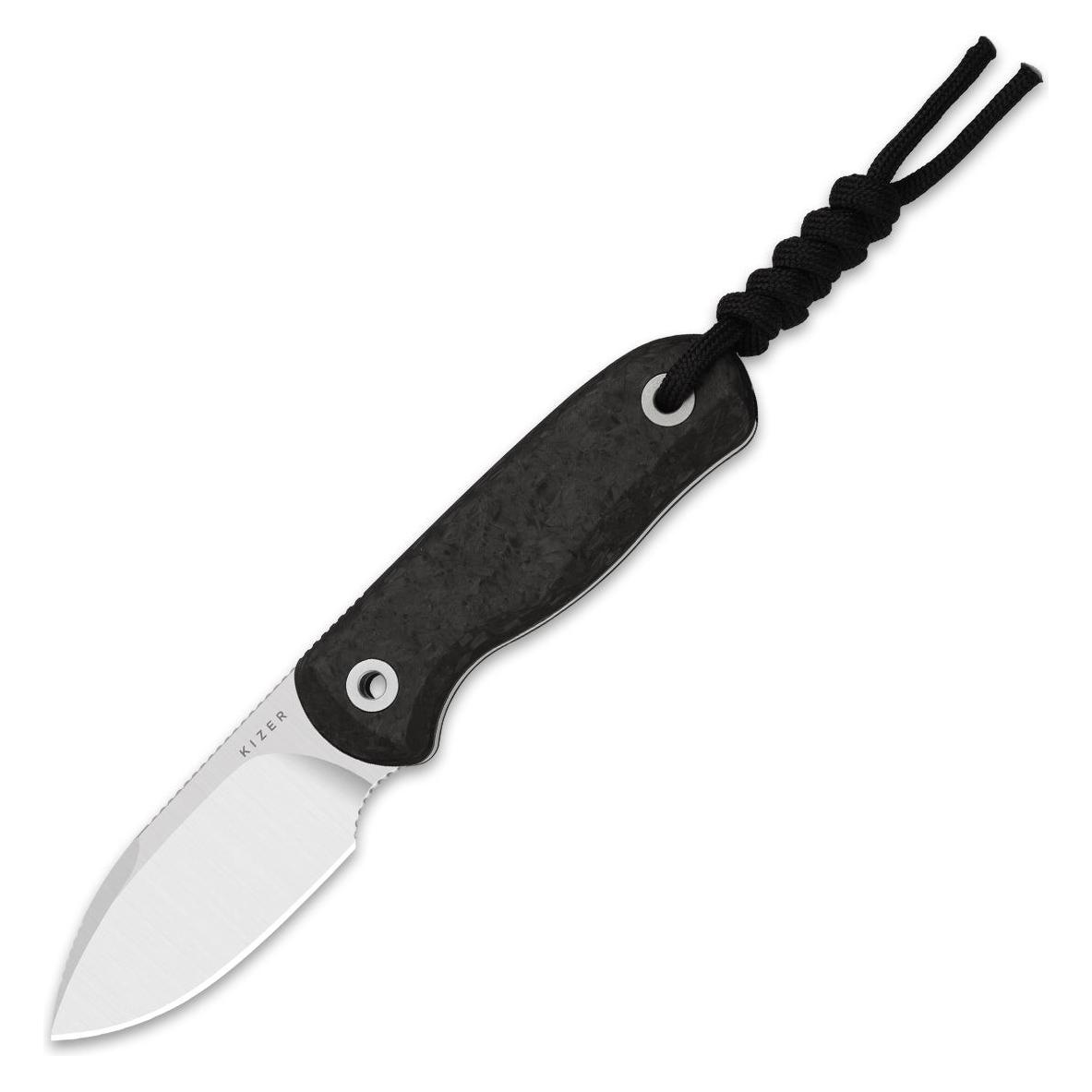 Kizer Drop Bear Fix Carbon Fiber M390 Messer (1094A3)