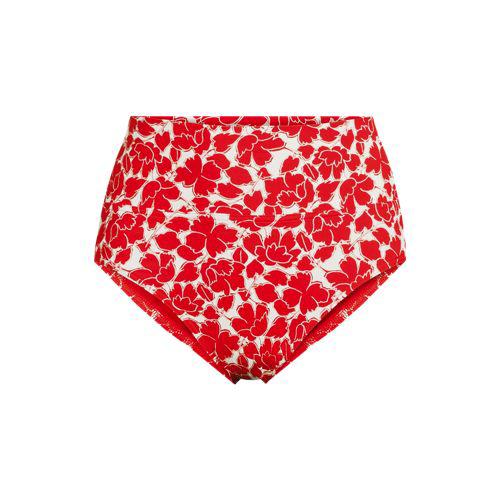 Bikinihose zum Umschlagen, High Waist, für Damen, Damen, size: regular, Rot, Nylon-Mischung, by Lands' End