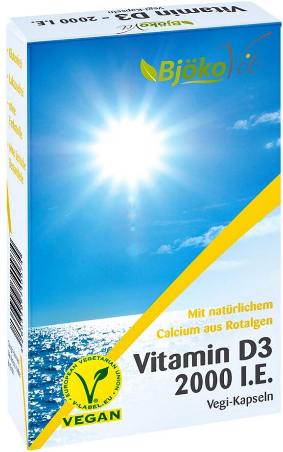Vitamin D3 2.000 I.e. Vegi Kapseln 60stk