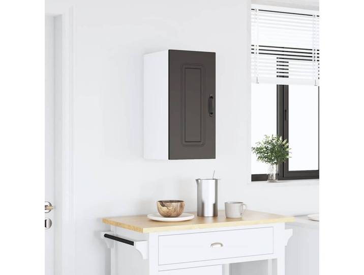 vidaXL Hängeschrank vidaXL Küchen-Hängeschrank Kalmar Schwarz Holzwerkstoff